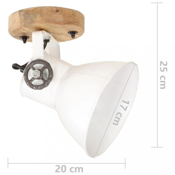 2 db fehér ipari fali-/mennyezeti lámpa 20 x 25 cm E27