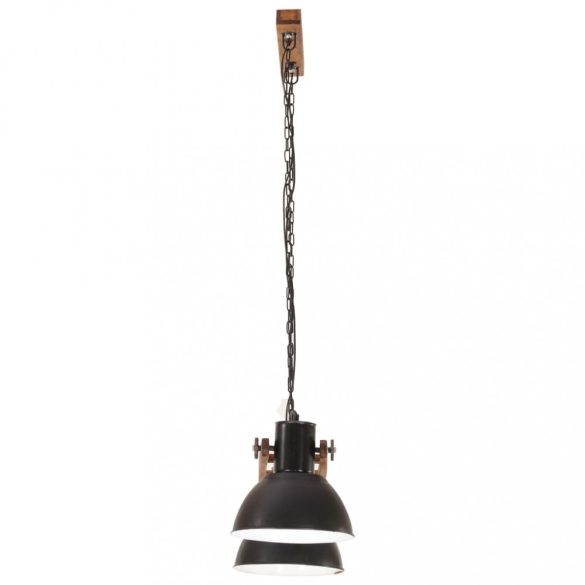 fekete ipari függőlámpa 25 W 109 cm E27