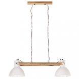 fehér ipari függőlámpa 25 W 109 cm E27