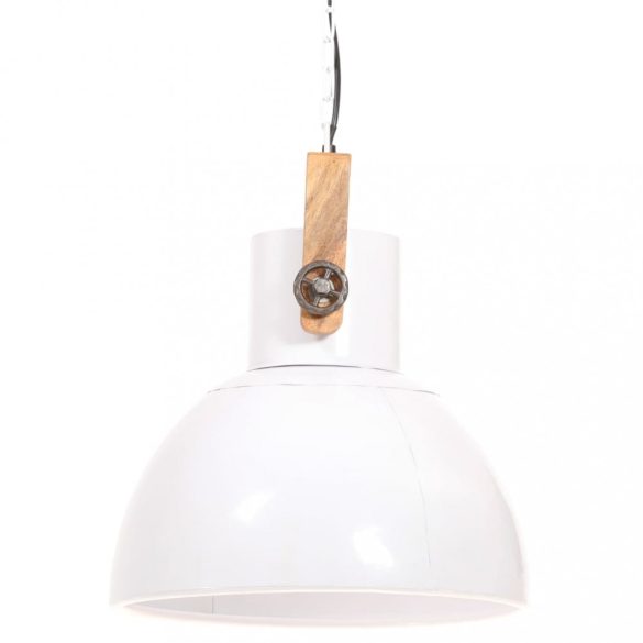 kerek fehér ipari függőlámpa 25 W 40 cm E27