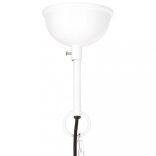 kerek fehér ipari függőlámpa 25 W 40 cm E27