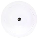 kerek fehér ipari vintage függőlámpa 25 W 41 cm E27