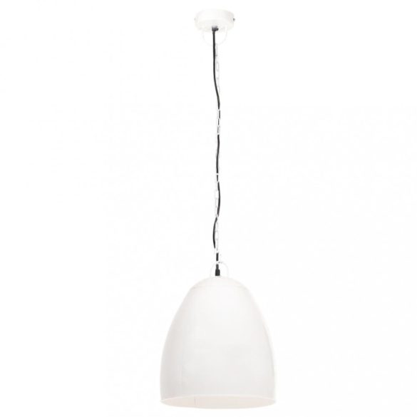 kerek fehér ipari függőlámpa 25 W 42 cm E27