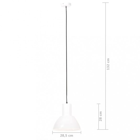 kerek fehér függőlámpa 25 W 28,5 cm E27