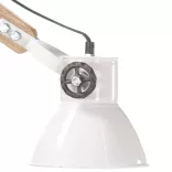 kerek fehér ipari stílusú falilámpa E27