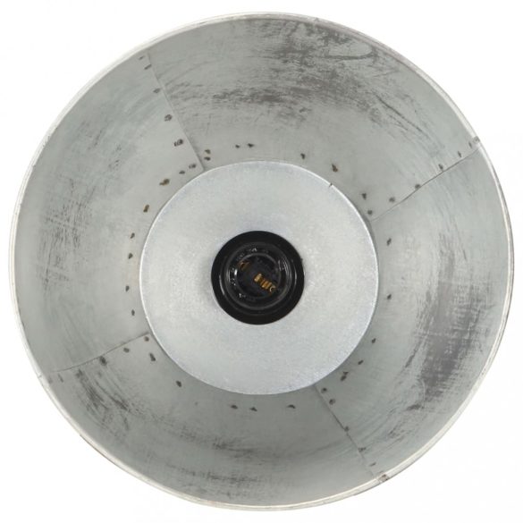 3 db ezüstszínű tömör mangófa állólámpa E27