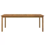 7 részes tömör akácfa kerti étkezőgarnitúra