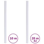 matt átlátszó szürke PVC ablakfólia