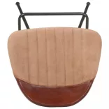 2 db barna valódi bőr bárszék