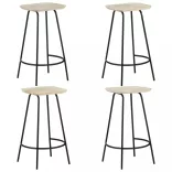 4 db tömör mangófa bárszék