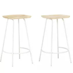 2 db tömör mangófa bárszék