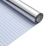 öntapadós ezüstszínű PET bútormatricák 90 x 500 cm