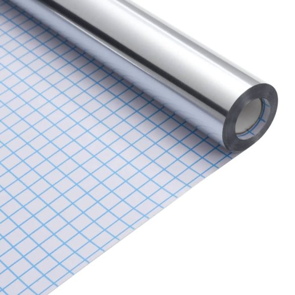 öntapadós ezüstszínű PET bútormatricák 90 x 500 cm