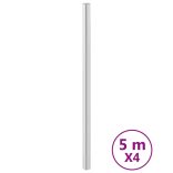 öntapadós ezüstszínű PET bútormatricák 90 x 500 cm