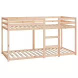 tömör fenyőfa emeletes ágy matrac nélkül 90 x 200 cm