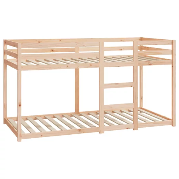 tömör fenyőfa emeletes ágy matrac nélkül 90 x 200 cm