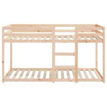 tömör fenyőfa emeletes ágy matrac nélkül 90 x 200 cm