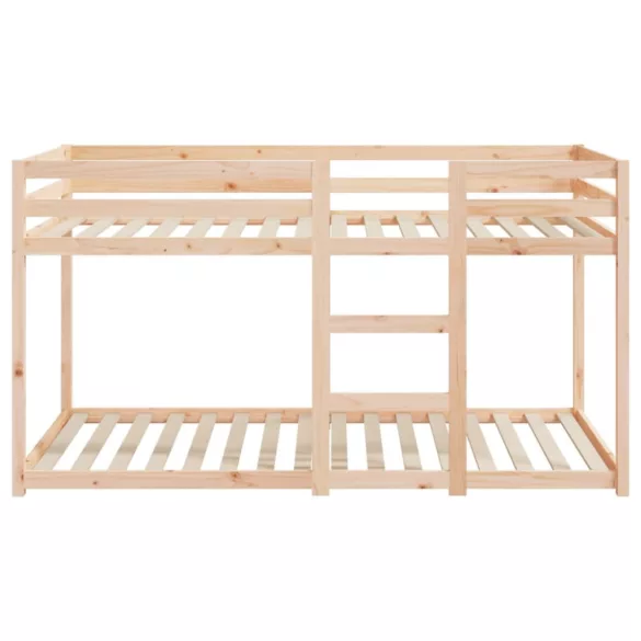 tömör fenyőfa emeletes ágy matrac nélkül 90 x 200 cm