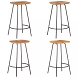 4 db tömör akácfa bárszék