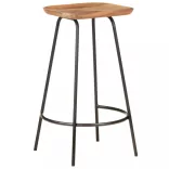 4 db tömör akácfa bárszék