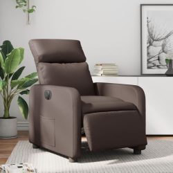 barna műbőr elektromos dönthető fotel