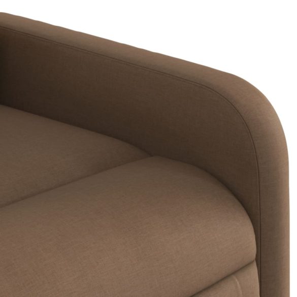 barna szövet elektromos dönthető fotel