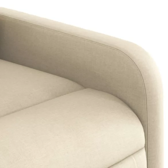 krémszínű szövet felállást segítő dönthető fotel