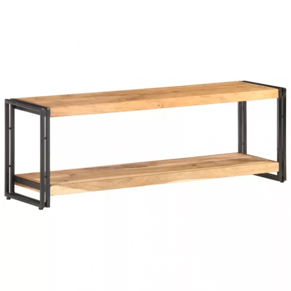 tömör akácfa TV-szekrény 120 x 30 x 40 cm