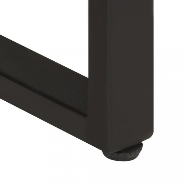 tömör újrahasznosított fa étkezőasztal 180 cm