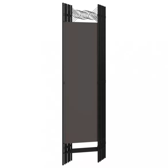 antracitszürke 6 paneles paraván 240 x 180 cm