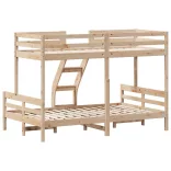 tömör fenyőfa emeletes ágy 80x200/120x200 cm