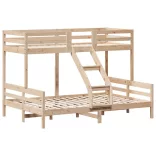 tömör fenyőfa emeletes ágy 80x200/140x200 cm