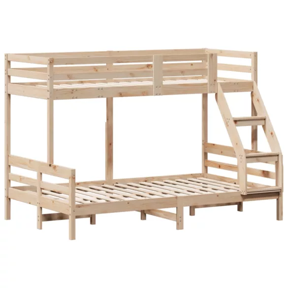 tömör fenyőfa emeletes ágy 80x200/120x200 cm
