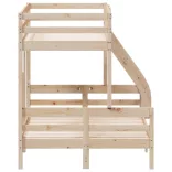 tömör fenyőfa emeletes ágy 80x200/120x200 cm