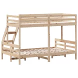 tömör fenyőfa emeletes ágy 80x200/120x200 cm