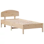 tömör fenyőfa ágy matrac nélkül 90 x 200 cm