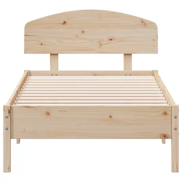 tömör fenyőfa ágy matrac nélkül 90 x 200 cm