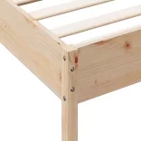 tömör fenyőfa ágy matrac nélkül 90 x 200 cm