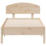 tömör fenyőfa ágy matrac nélkül 75 x 190 cm