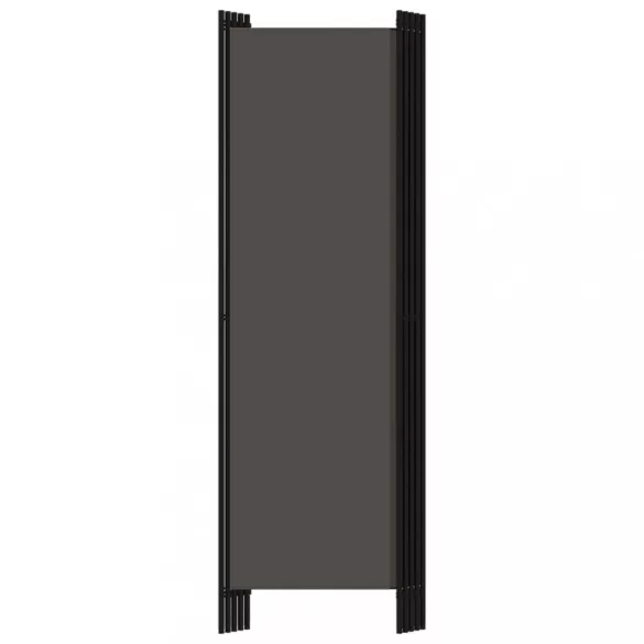 antracitszürke 5 paneles paraván 250 x 180 cm