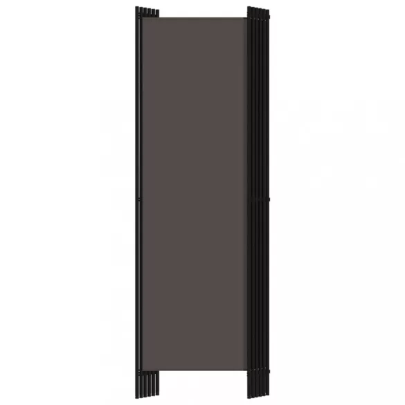 antracitszürke 6 paneles paraván 300 x 180 cm