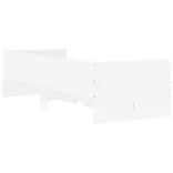 fehér ágykeret fiókokkal 100x200 cm