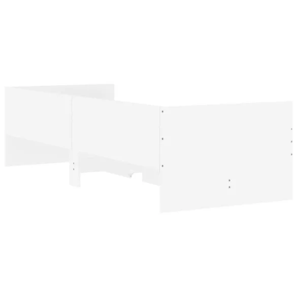 fehér ágykeret fiókokkal 100x200 cm