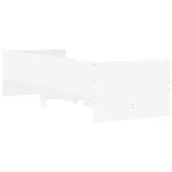 fehér ágykeret fiókokkal 90x190 cm