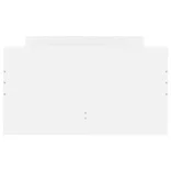 fehér ágykeret fiókokkal 100x200 cm