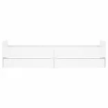 fehér ágykeret fiókokkal 90 x 200 cm