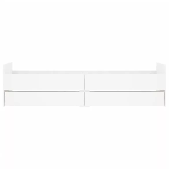 fehér ágykeret fiókokkal 90 x 200 cm