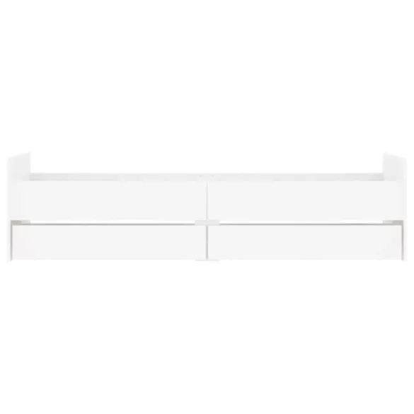 fehér ágykeret fiókokkal 90x190 cm