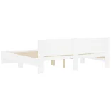 fehér ágykeret fejtámlával 200 x 200 cm