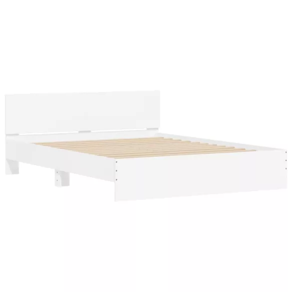 fehér ágykeret fejtámlával 150 x 200 cm